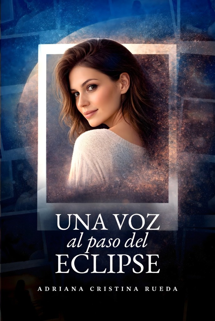 Portada Una Voz al paso del Eclipse — libro de crecimiento espiritual por AdriCris Rueda, 2026